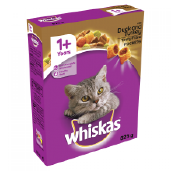 Whiskas 1+ Cat Complete Dry with Duck & Turkey