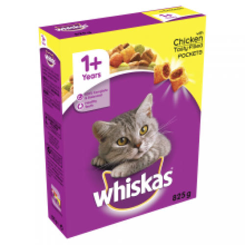 Whiskas 1+ Cat Complete Dry with Chicken 825g Whiskas 1+ Cat Complete Dry with Chicken 825g