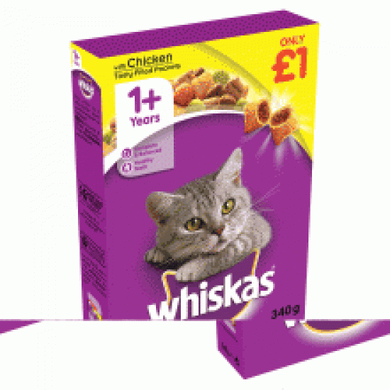 Whiskas 1+ with Chicken MPP £1