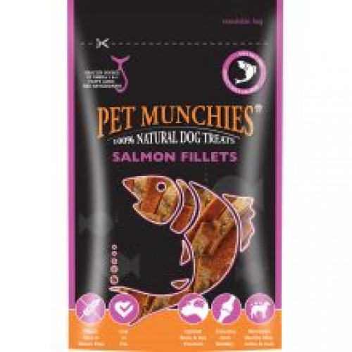 Pet Munchies 100 Natural Salmon Fillets Pet Munchies 100 Natural Salmon Fillets