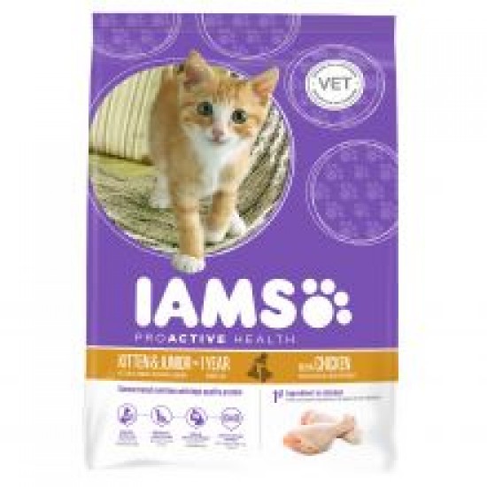 Iams Kitten & Junior Chicken