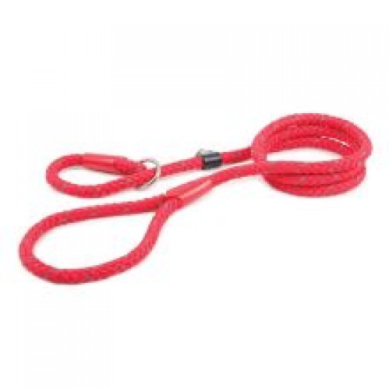 Ancol Reflective Rope Slip Lead Black