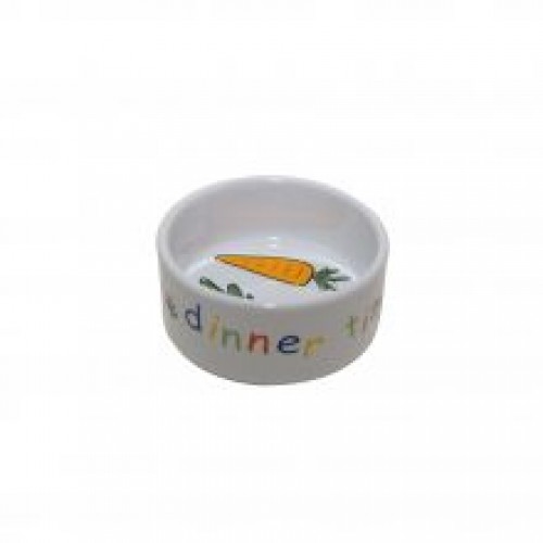 Mason Cash Dinner Time Small Animal Bowl Mason Cash Dinner Time Small Animal Bowl