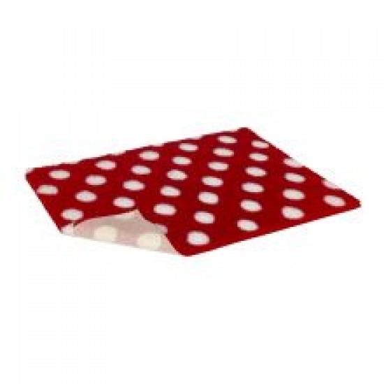 Vetbed Non Slip Polka Dot Red