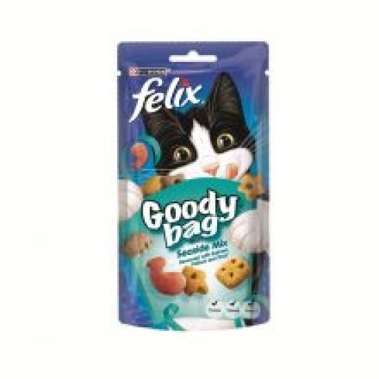 Felix Goody Bag Seaside Mix with Salmon, Pollock & Trout