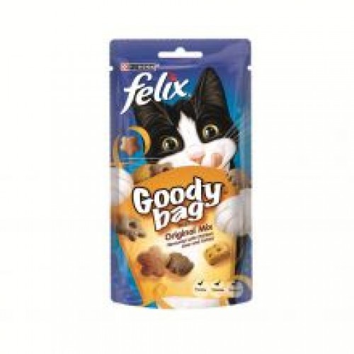 Felix Goody Bag Original Mix with Chicken, Liver & Turkey Felix Goody Bag Original Mix with Chicken, Liver & Turkey