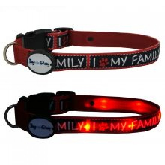 Dog E Glow I Love My Collar