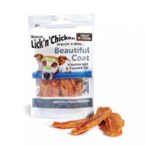 Treat N Chew Lick N Chicken Beautiful Coat Treat N Chew Lick N Chicken Beautiful Coat