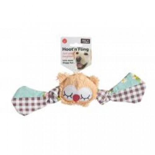 Ruff 'N' Tumble Hoot N Fling Owl Tug Toy Ruff 'N' Tumble Hoot N Fling Owl Tug Toy
