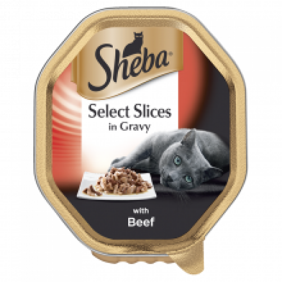 Sheba Select Slices in Gravy with Beef