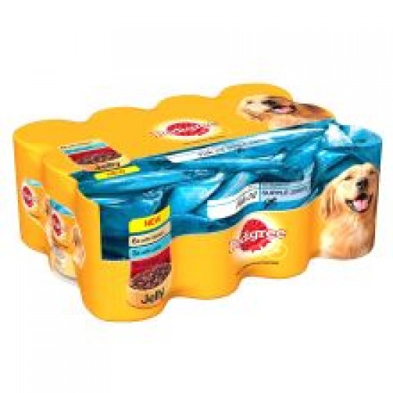 Pedigree Chunks In Jelly Fish Oil 12 Pack