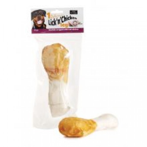 Treat 'N' Chew Lick 'N' Chicken Large Leg Treat 'N' Chew Lick 'N' Chicken Large Leg