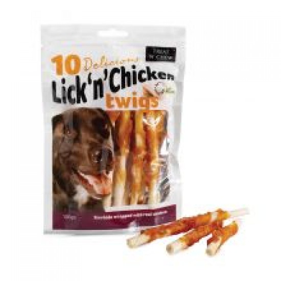 Treat 'N' Chew Lick 'N' Chicken Twigs
