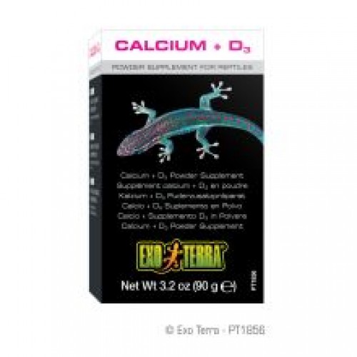 Exo Terra Calcium & D3 Powder