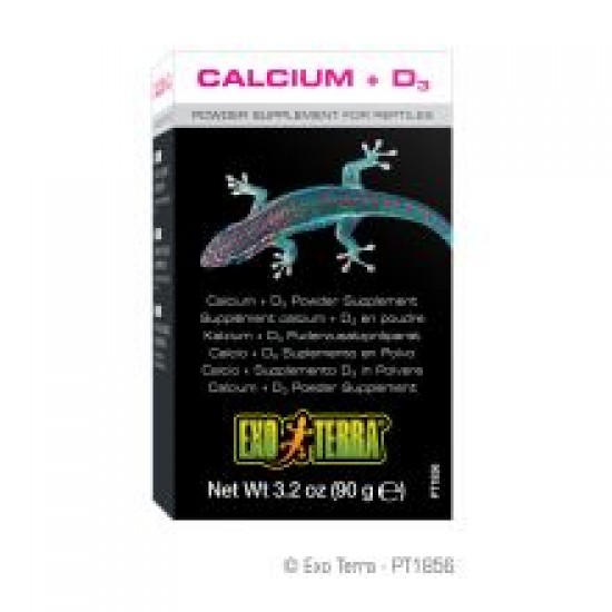 Exo Terra Calcium & D3 Powder