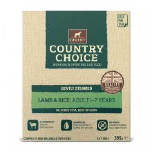 Gelert Country Choice Tray Lamb & Rice 10pk Gelert Country Choice Tray Lamb & Rice 10pk