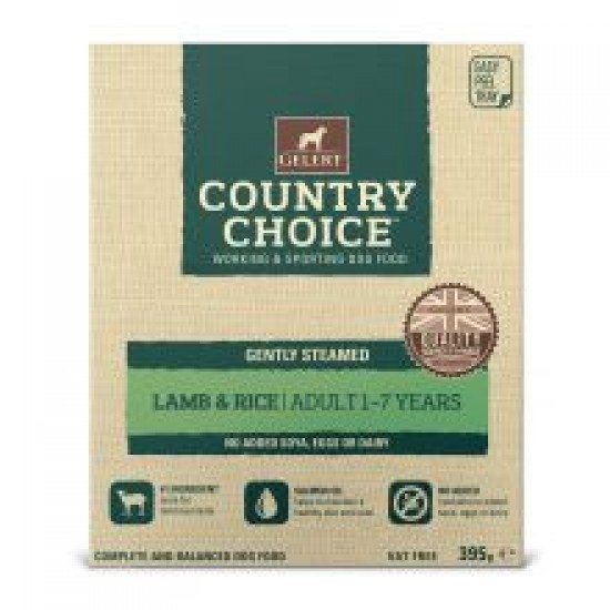 Gelert Country Choice Tray Lamb & Rice 10pk