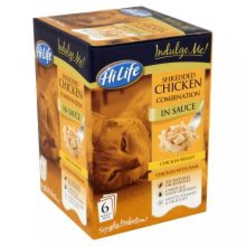 HiLife Indulge Me! Shredded Chicken Combination in Sauce 6pk Multipack