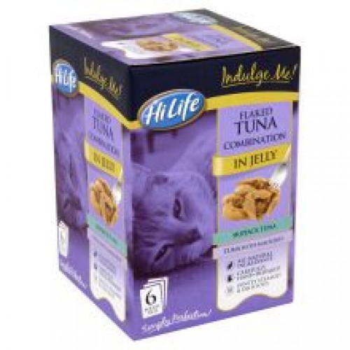 HiLife Indulge Me! Flaked Tuna Combination in Jelly 6pk Multipack