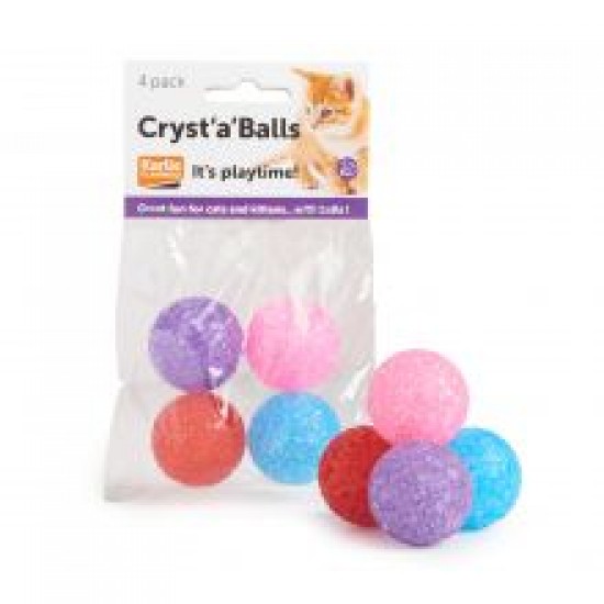 Cryst 'A' Balls Cat Toy