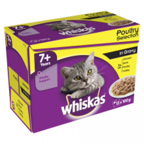 Whiskas Pouch 7+ Gravy 12 Pack Whiskas Pouch 7+ Gravy 12 Pack