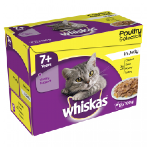 Whiskas Pouch 7+ Jelly 12 Pack Whiskas Pouch 7+ Jelly 12 Pack