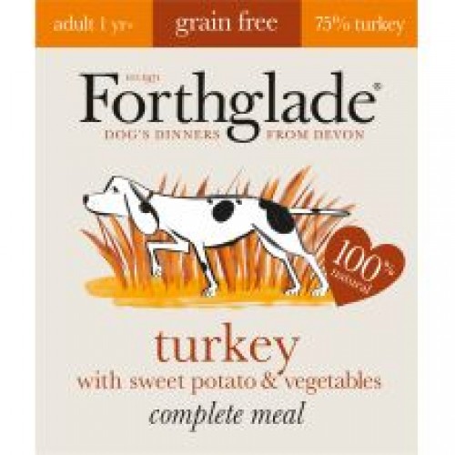 Forthglade Complete Meal Adult Turkey with Sweet Potato & Vegetables Grain Free Forthglade Complete Meal Adult Turkey with Sweet Potato & Vegetables Grain Free