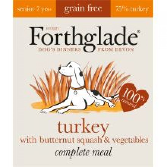 Forthglade Complete Meal Senior Turkey with Butternut & Vegetables Grain Free