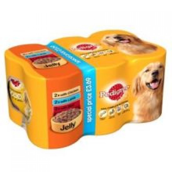 Pedigree Chunks In Jelly 6 Pack £3.69