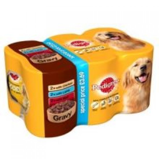 Pedigree Chunks In Gravy 6 Pack £3.69