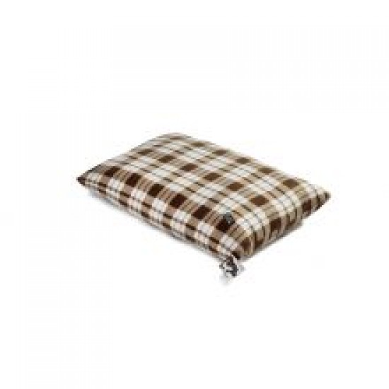 Sharples N Grant Do Not Disturb Brown Tartan Fleece Mattress 100x150cm