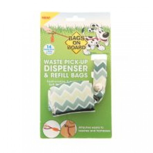 Bags On Board Fabric Dispenser Green Bags On Board Fabric Dispenser Green