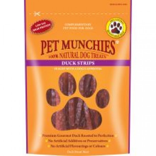 Pet Munchies 100 Natural Duck Strips Pet Munchies 100 Natural Duck Strips