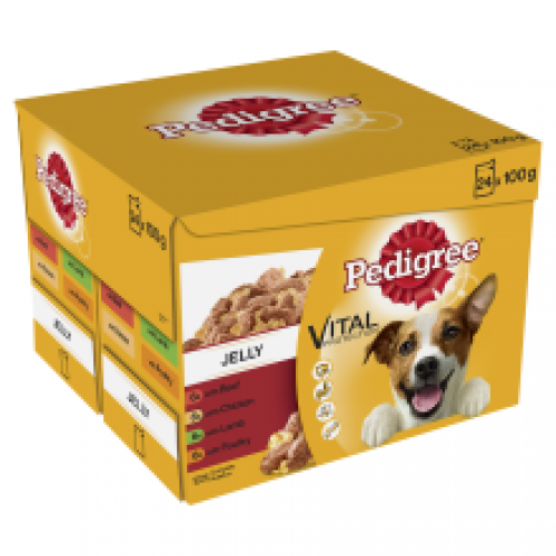 Pedigree Pouch Mixed Jelly 24 Pack Pedigree Pouch Mixed Jelly 24 Pack