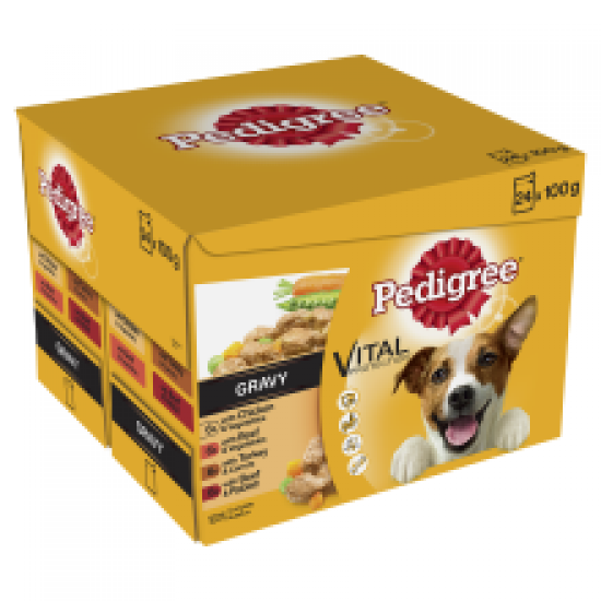 Pedigree Pouch Real Meals 24 Pack