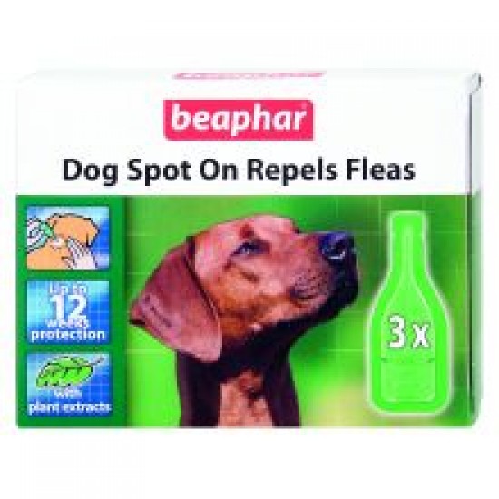 Beaphar Dog Spot On Repels Fleas