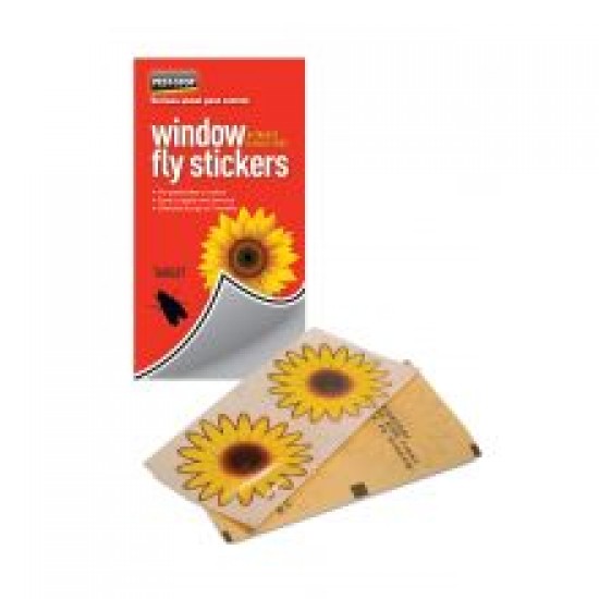 Pest Stop Window Fly Stickers