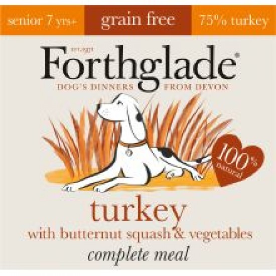 Forthglade Complete Meal Senior Turkey with Butternut & Vegetables Grain Free