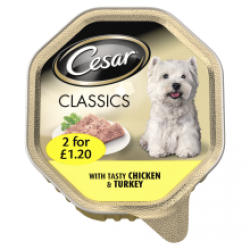 Cesar Alu Chicken & Turkey 2 For £1.20 Cesar Alu Chicken & Turkey 2 For £1.20