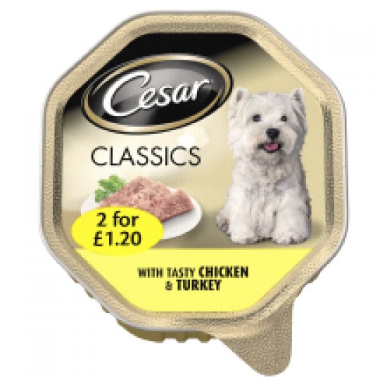 Cesar Alu Chicken & Turkey 2 For £1.20