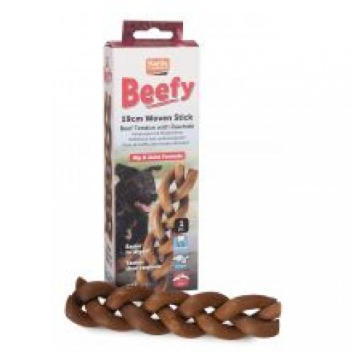 Beef & Rawhide Woven Sick Beef & Rawhide Woven Sick