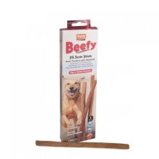 Beef & Rawhide Stick 3 Pack