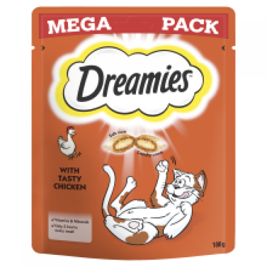 Dreamies Cat Treats with Tasty Chicken Mega Pack