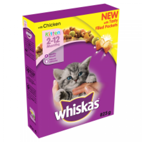 Whiskas 2-12 Months Kitten Complete Dry with Chicken Whiskas 2-12 Months Kitten Complete Dry with Chicken