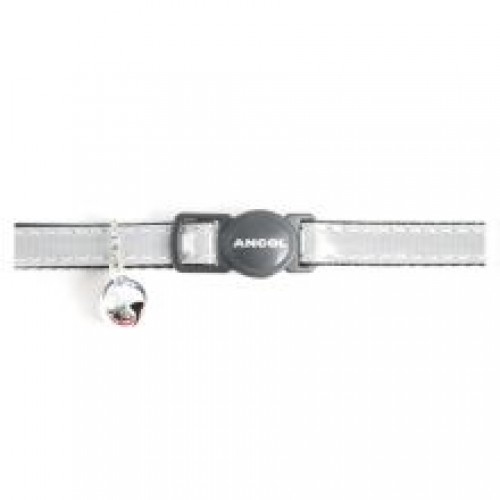 Ancol Cat Collar Gloss Reflective Silver