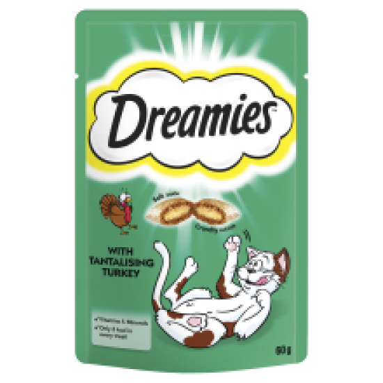 Dreamies Cat Treats with Tantalising Turkey