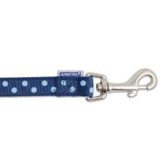 Ancol Vintage Polka Lead Blue