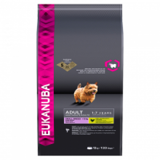 Eukanuba Adult 1-7 Years Small Breed <10kg Dry Dog Food 12kg