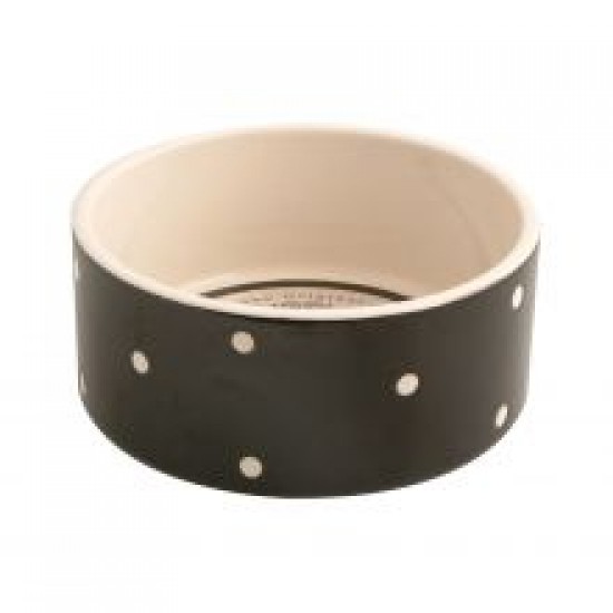 Mason Cash Polka Dot Black Bowl