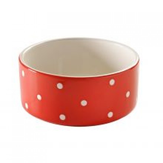 Mason Cash Polka Dot Red Bowl